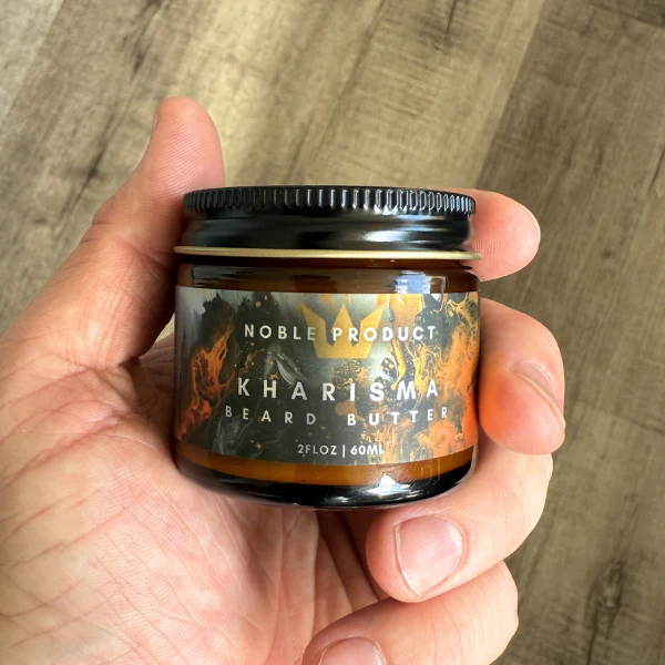 KHARISMA BEARD BUTTER | Conditioning | Saffron & Ambergris | 2 oz - Image 3