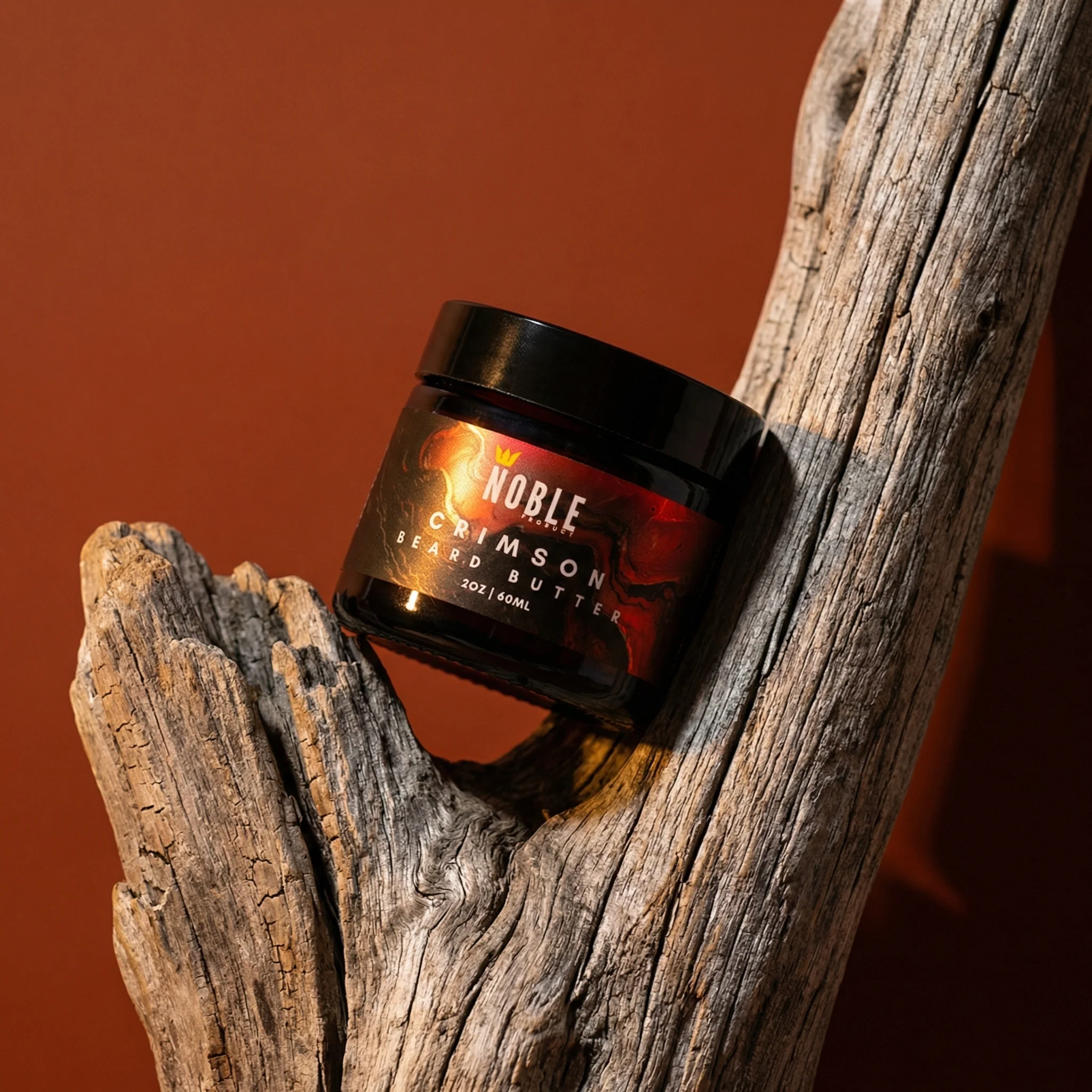 CRIMSON BEARD CARE SYSTEM | Deep Conditioning | Dark Cherry & Tobacco | 4-Piece Set - Image 5