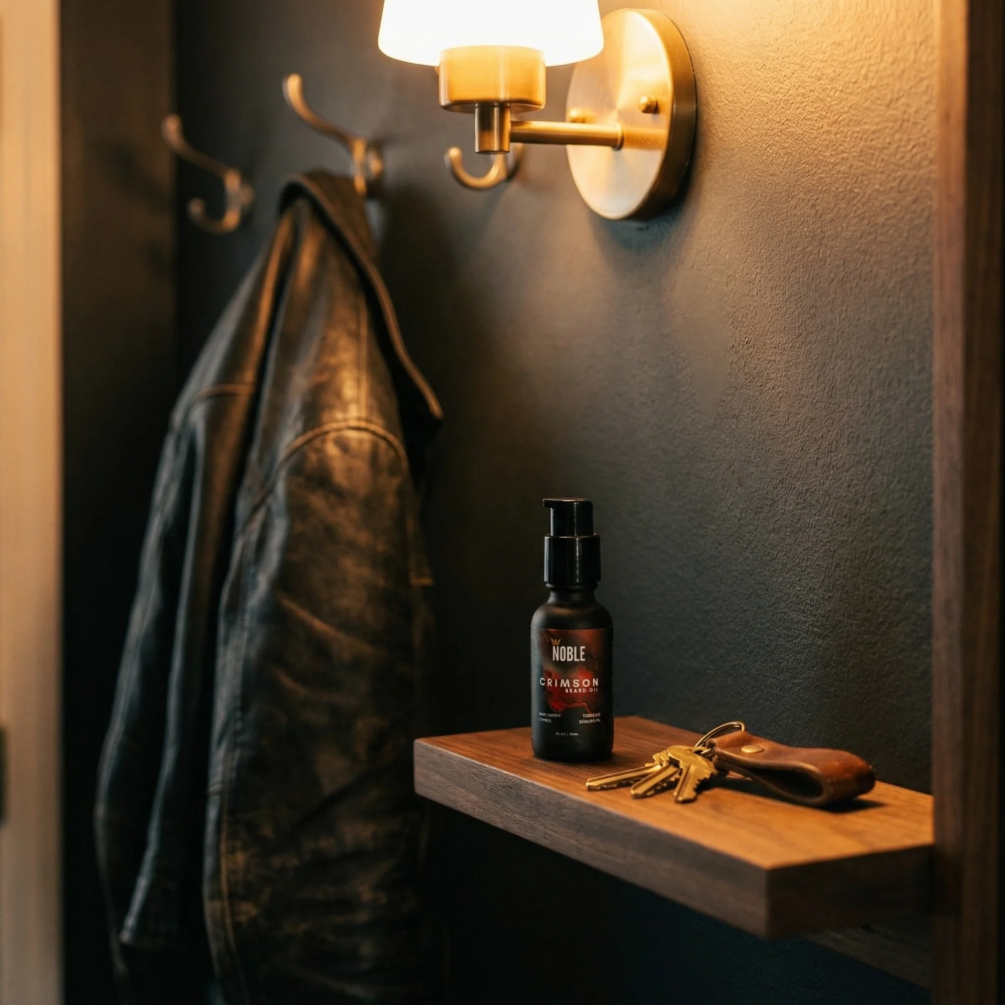 Crimson Beard Oil | 1 oz Lightweight Beard Oil | Dark Cherry Tobacco Cypriol Devilwood - Image 3