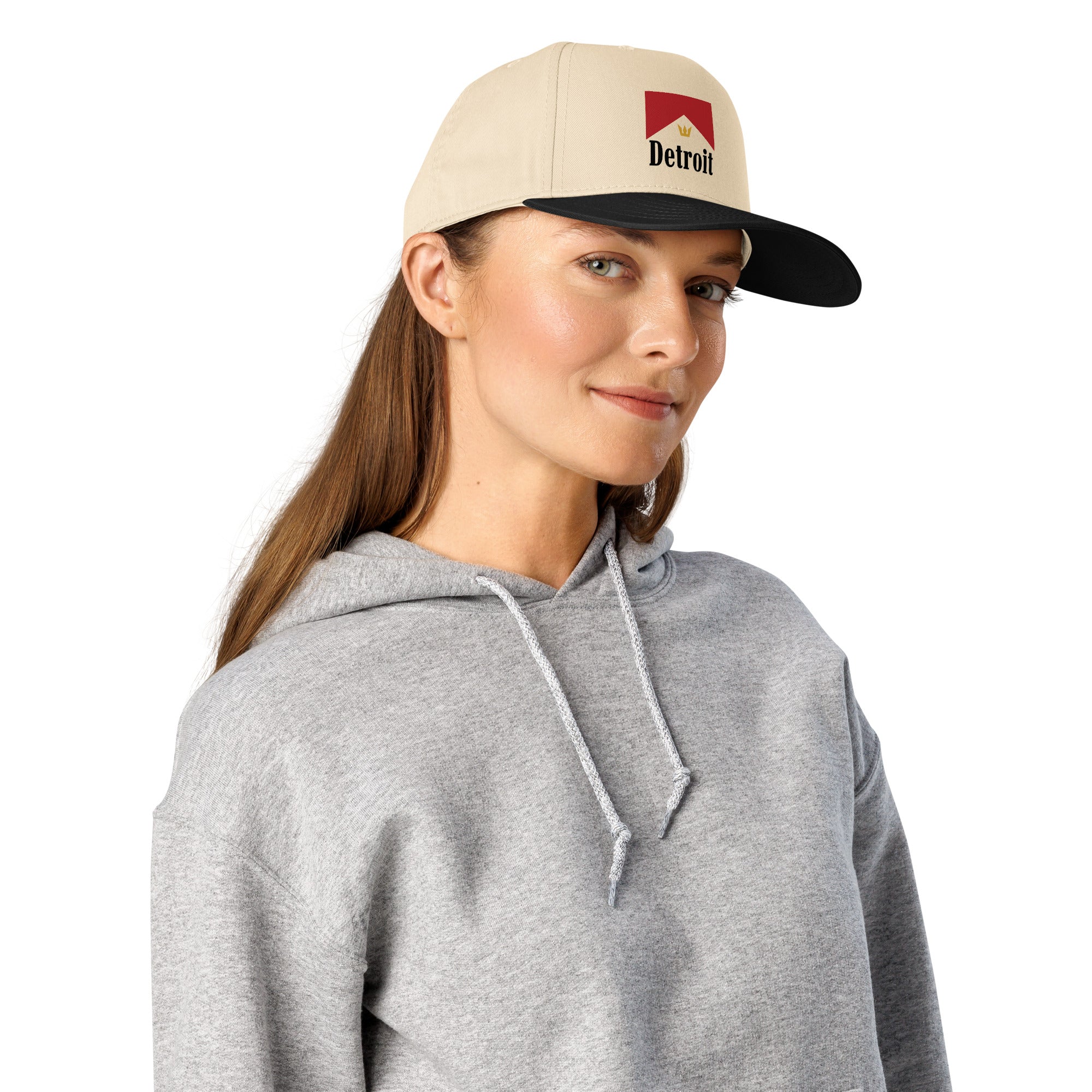 Detroit Royal Embroidery 5 panel cap - Image 11