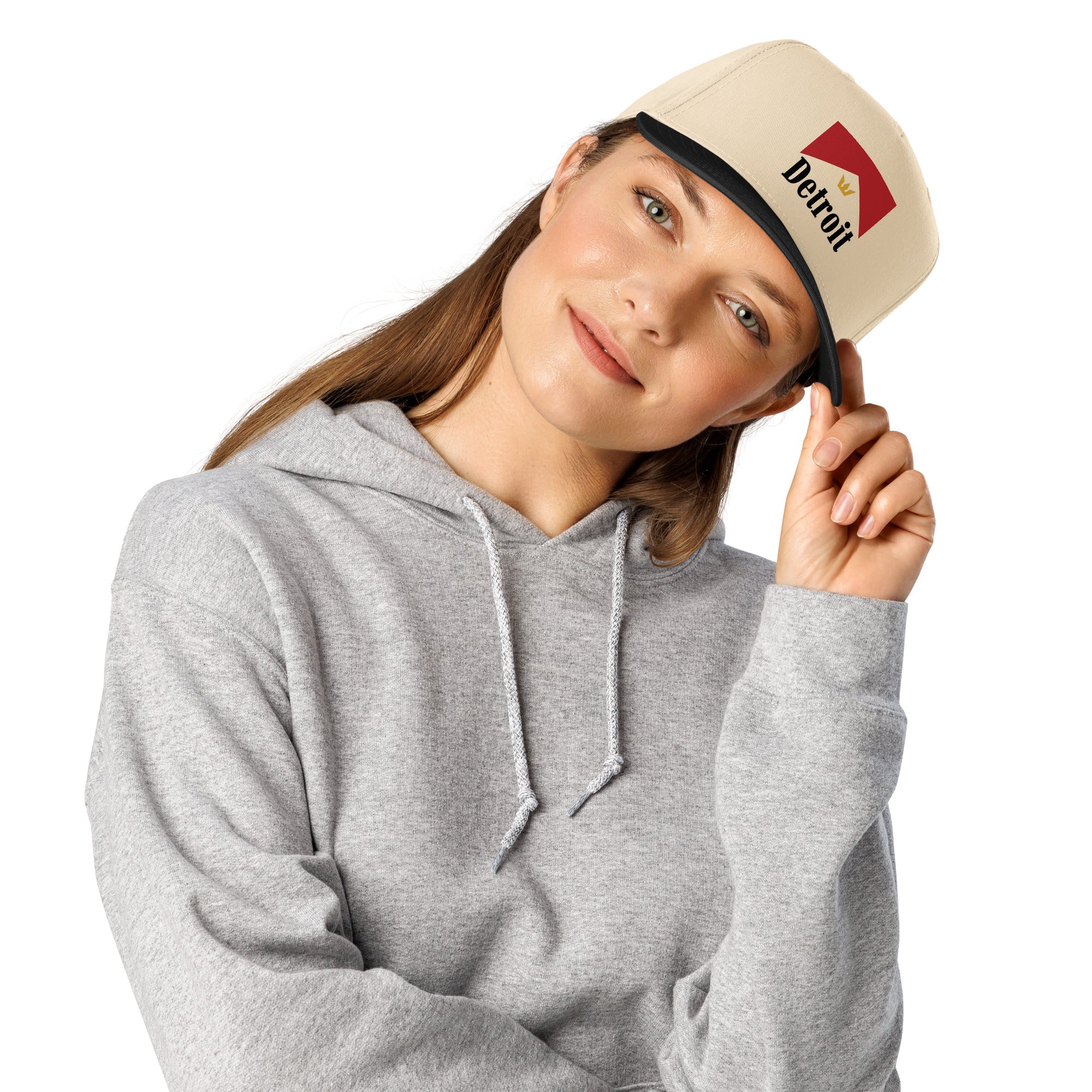 Detroit Royal Embroidery 5 panel cap - Image 9