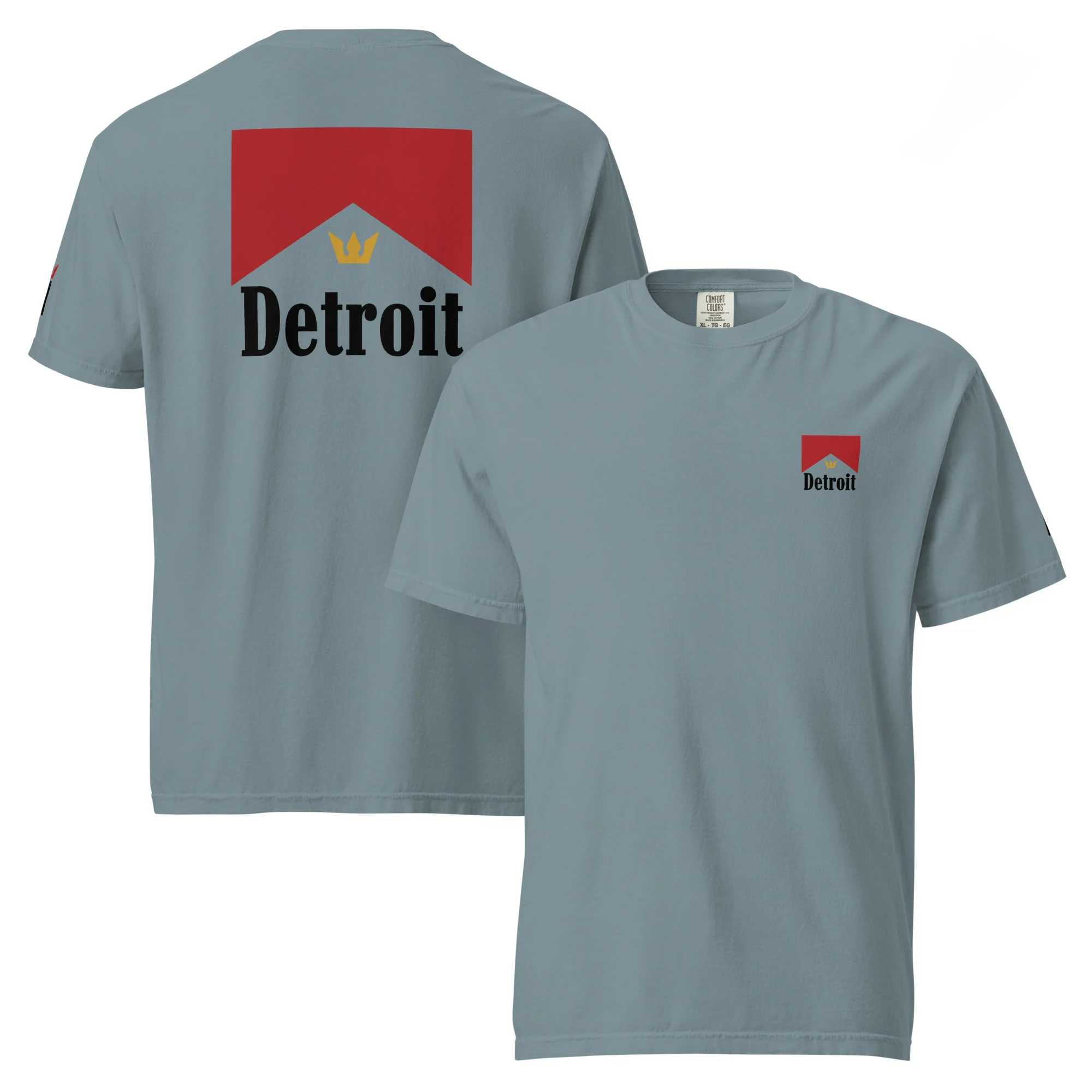 Detroit Unisex garment-dyed heavyweight t-shirt - Image 2