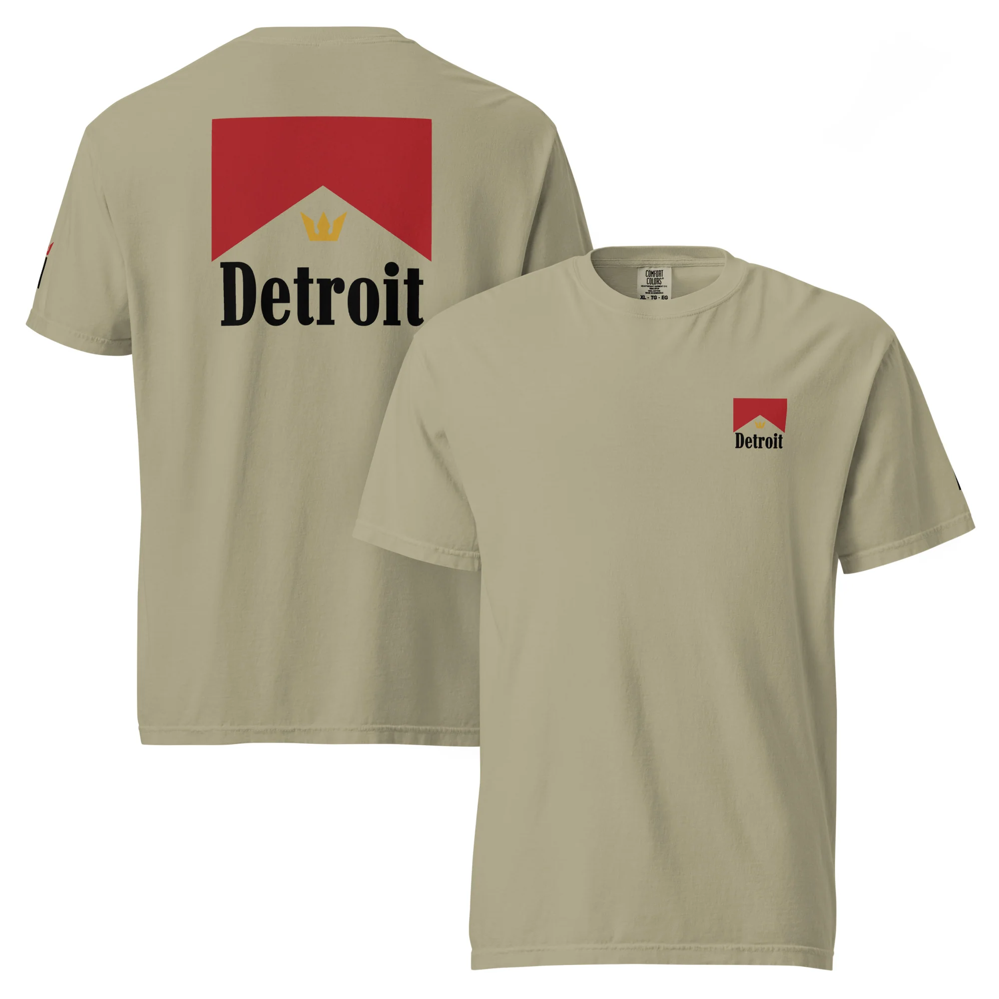 Detroit Unisex garment-dyed heavyweight t-shirt - Image 3
