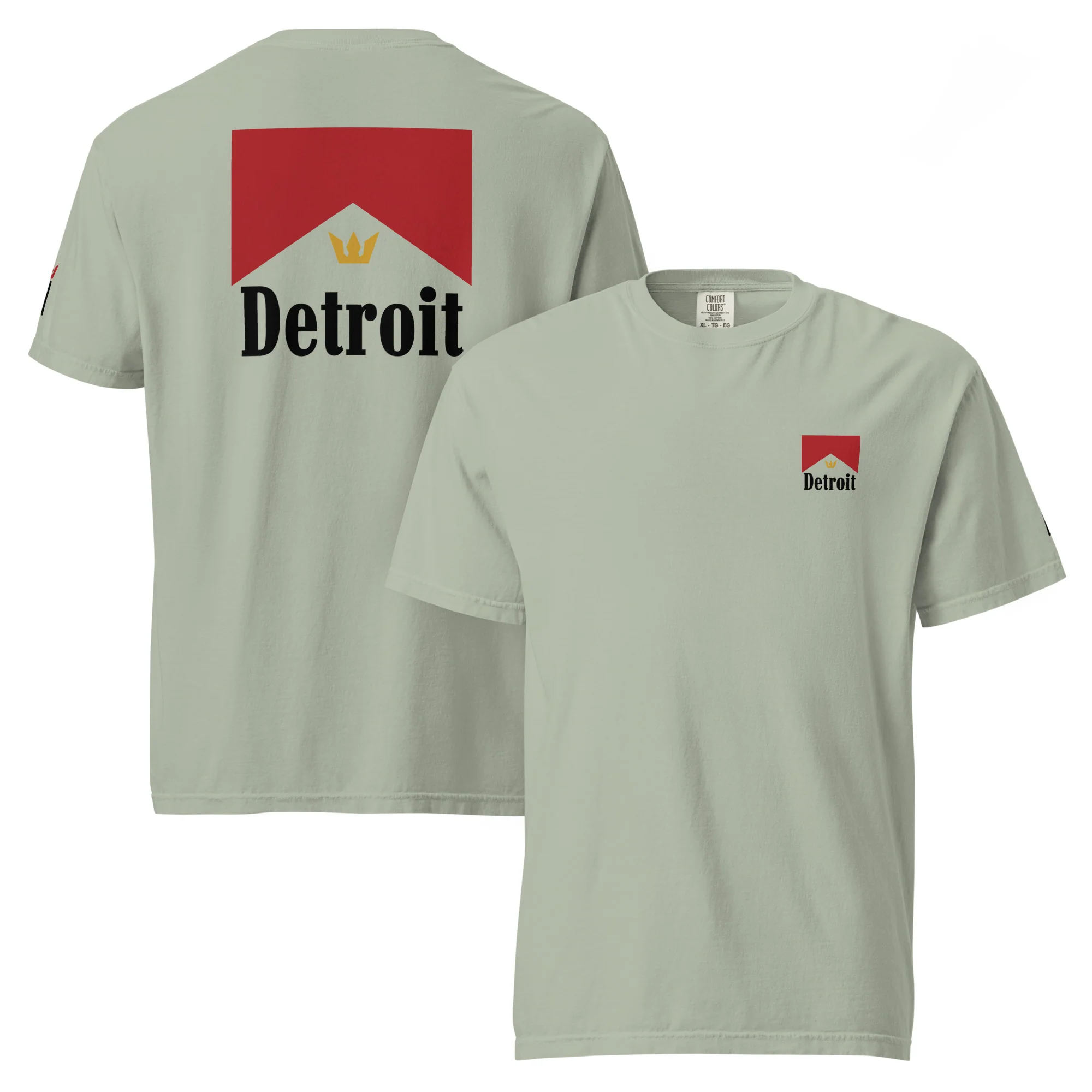 Detroit Unisex garment-dyed heavyweight t-shirt - Image 4