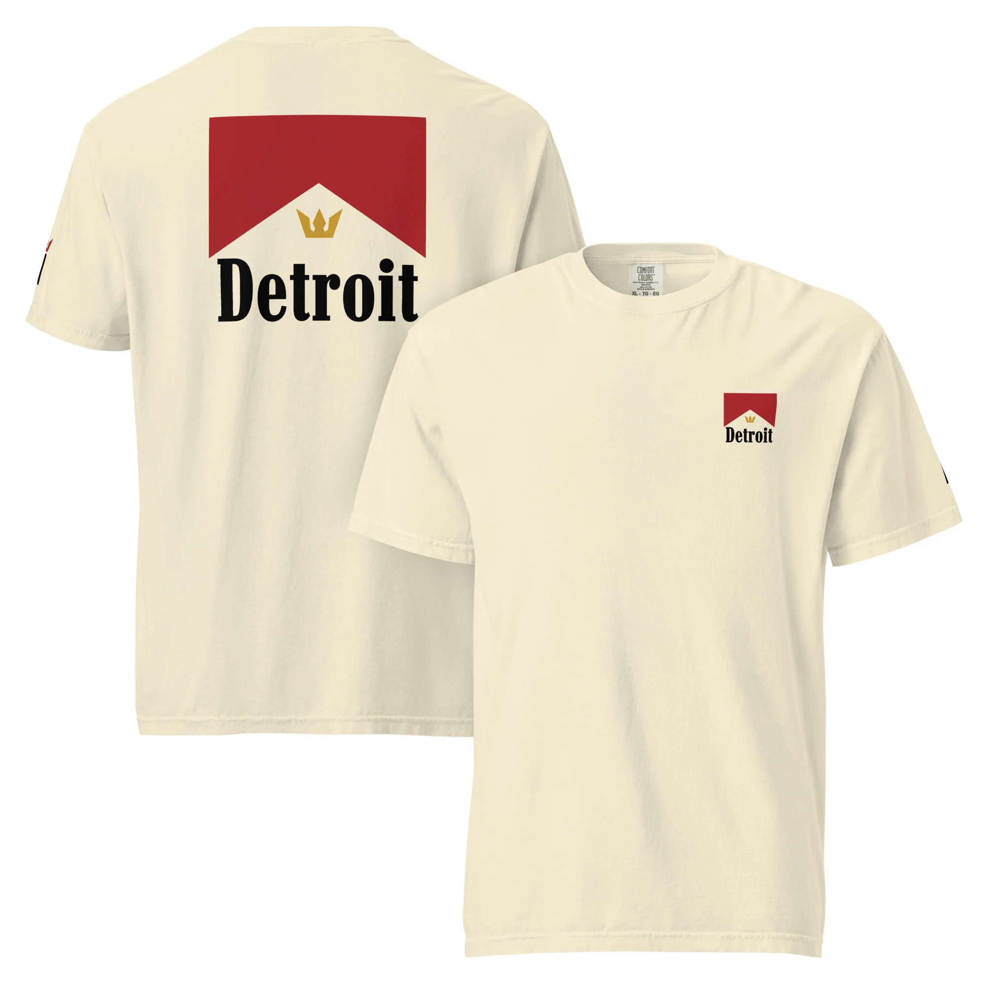 Detroit Unisex garment-dyed heavyweight t-shirt - Image 5