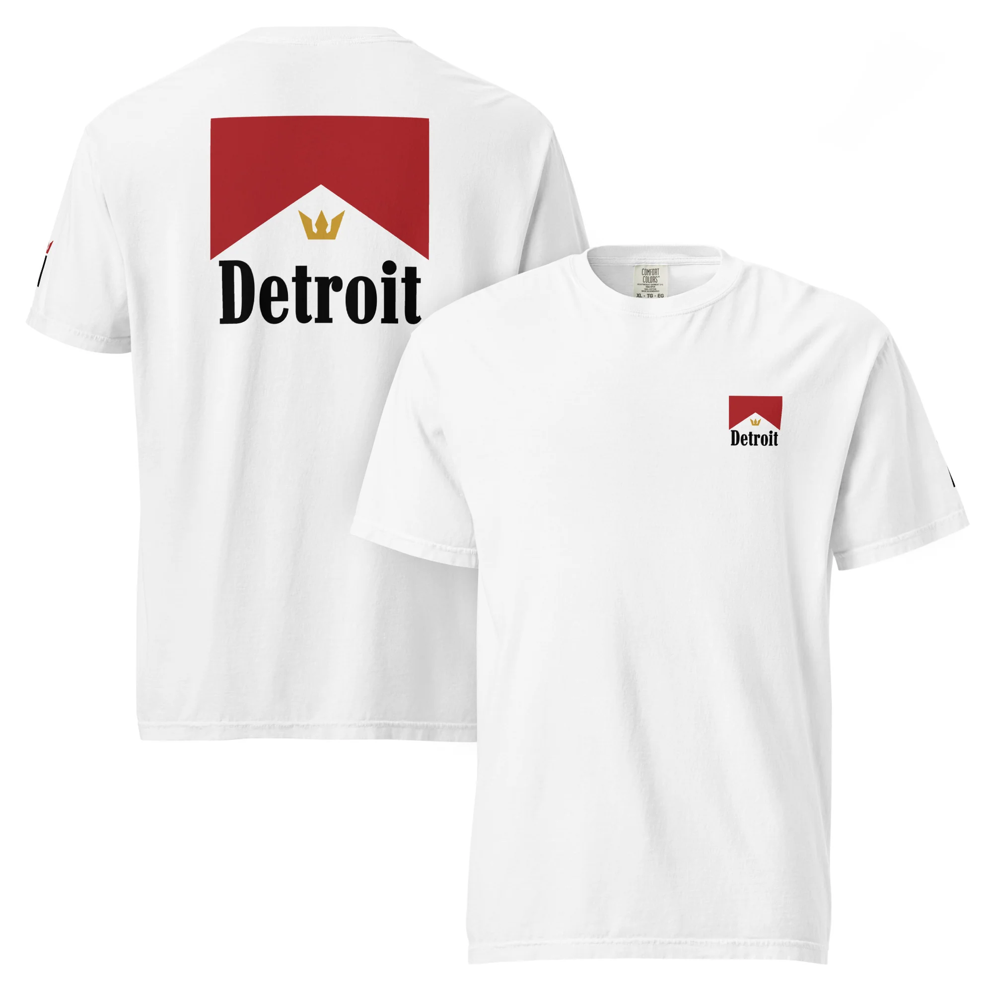 Detroit Unisex garment-dyed heavyweight t-shirt - Image 6