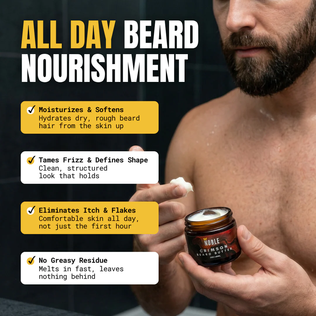 NOBLE BEARD BUTTER SAMPLER | Scent Discovery | 4-Piece Variety Set - Image 4