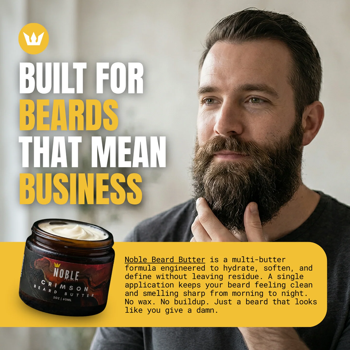 NOBLE BEARD BUTTER SAMPLER | Scent Discovery | 4-Piece Variety Set - Image 8