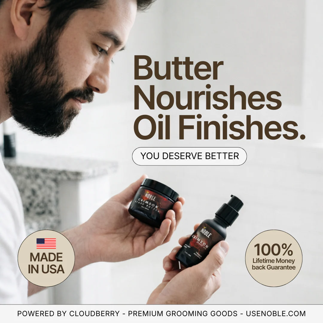 NOBLE BEARD CARE COMBO | Beard Butter & Beard Oil Set - Image 5