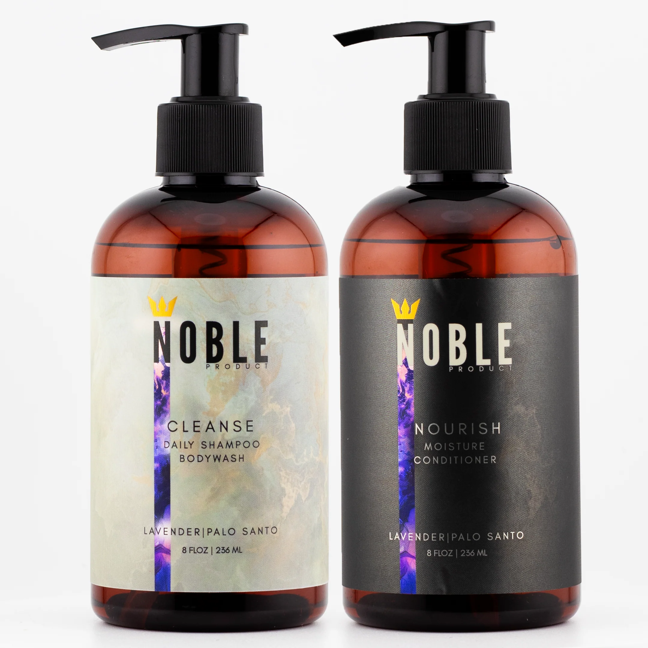 SEA MOSS SHAMPOO & CONDITIONER SET | Scalp & Hair Vitality | Palo Santo & Lavender | 8 oz - Image 2