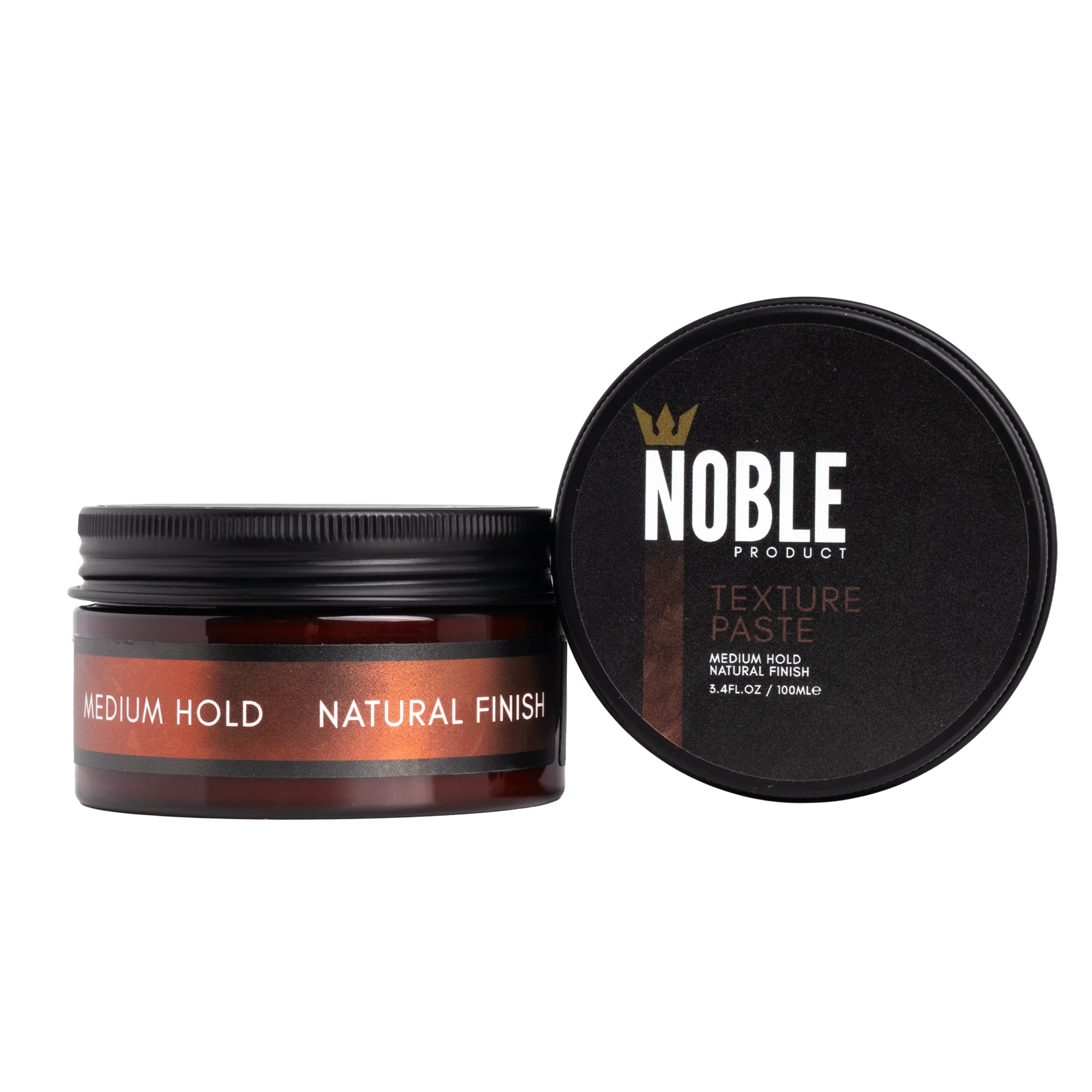 Texture Paste | Medium Hold Hair Styling Paste with Natural Finish – Cinnamon & Nutmeg Scent – 3.4 oz